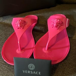 Pink Versace sandals Authentic